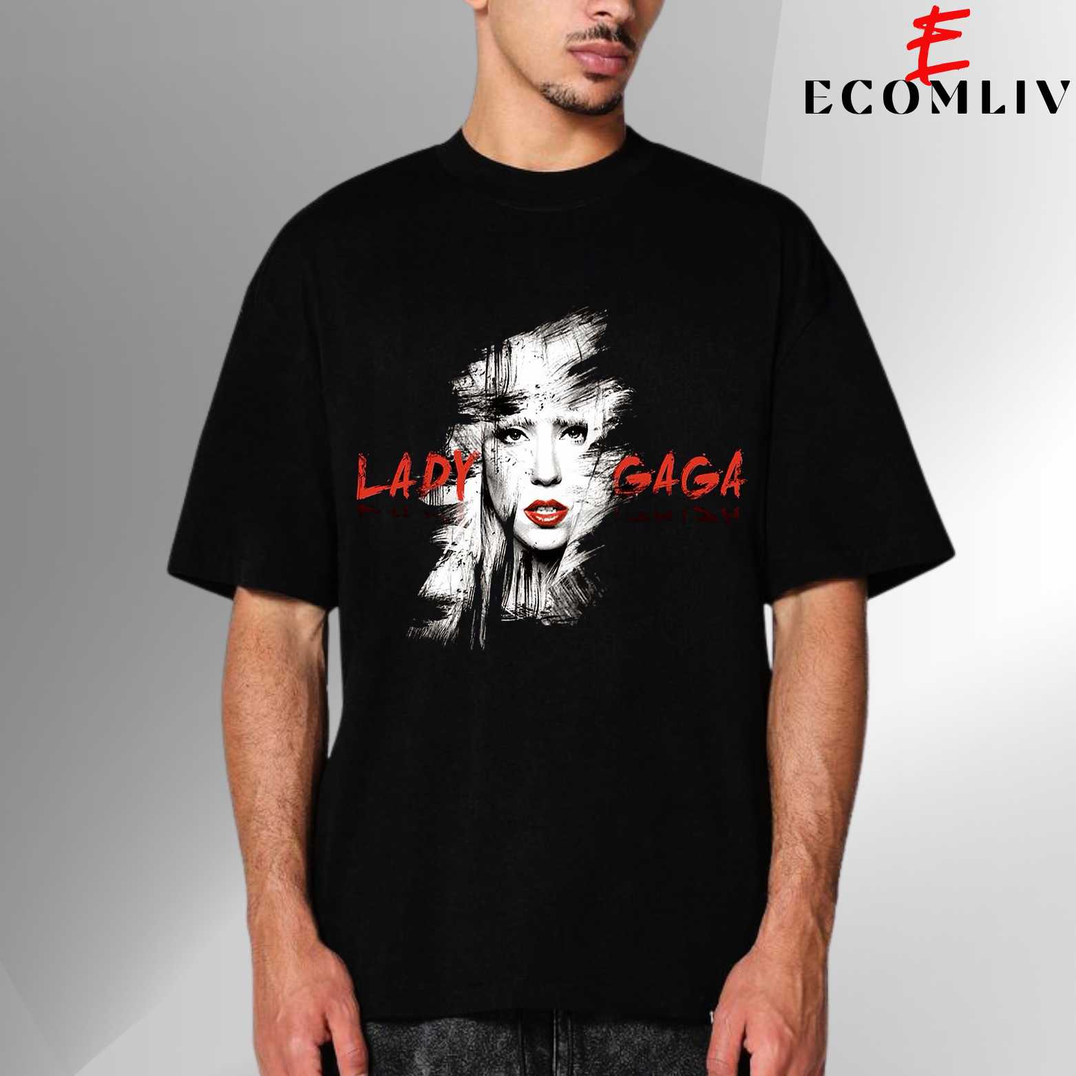 Lady Gaga Vintage T Shirt, Music Streetwear, Unisex T-Shirt